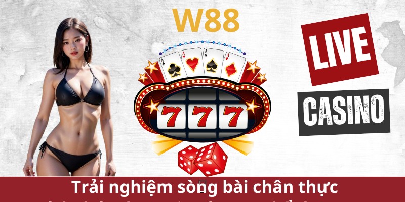 Live casino W88 - Trải nghiệm sòng bài chân thực